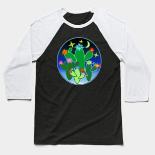 Neon Cacti Baseball T-Shirt